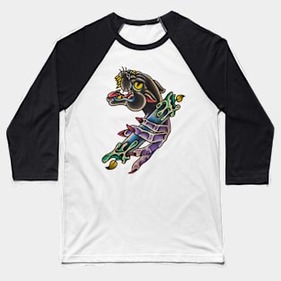 Panther candle traditional tattoo Baseball T-Shirt